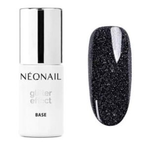 NeoNail báze Glitter effect Black Shine 7,2ml
