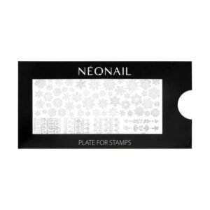 NeoNail destička na razítkování 17 - vločky