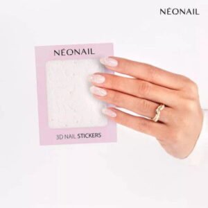 NeoNail Nálepka na nechty 3D 01 - svadobné zdobeni