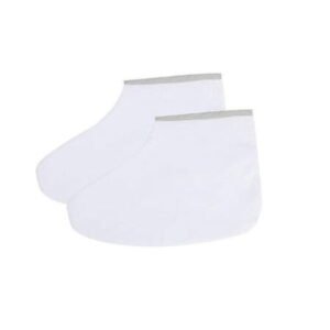 NeoNail návleky Terry - biele s čiernym lemovaním