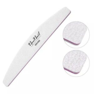 NeoNail pilník zebra zaoblený 100/150