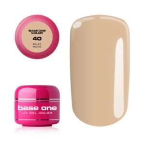 Nové - Base one barevný gel 40 - silky nude 5g