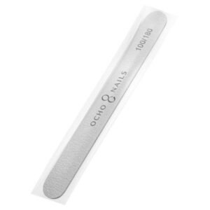 Ocho Nails rovný pilník slim 100/180 1 ks. bezpečné balenie