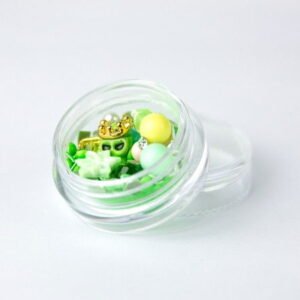 Ozdoby na nechty mix 11 - neón zelené