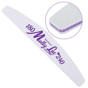 Pilníky Molly Lac bílá lodička 180/240 1ks