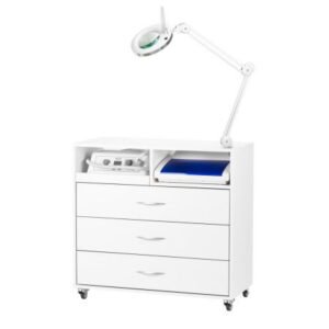 Podiatrická stanice Y-200 MAX - bruska na pedikúru, stůl, lampa, sterilizátor