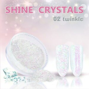 Prášok na nechty Shine crystal effect 02