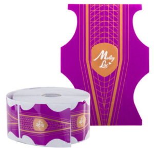 Šablony na nehty Molly oboustranné fialové 500ks