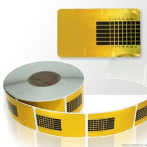 Šablony na nehty zlaté 100ks