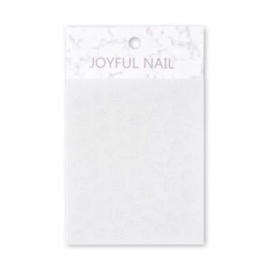 Samolepicí 5D samolepky na nehty JO-910 se sněhovými vločkami