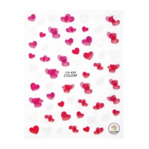 Samolepicí valentýnské nálepky na nehty CA856