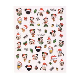 Samolepicí vánoční samolepky JO-2581 s motivy Disneyho postaviček
