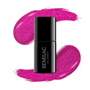 Semilac - gel lak 348 Charming Ruby Glitter 7ml