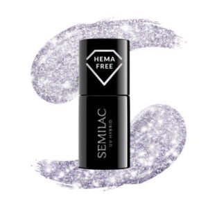 Semilac - gel lak 461 Hollywood Silver 7ml