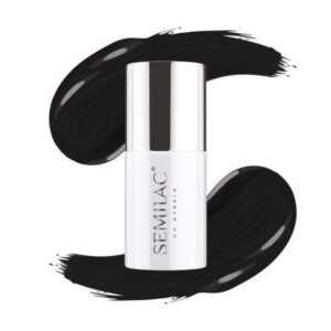 Semilac - gél lak Super Cover 300 Perfect Black 7 ml