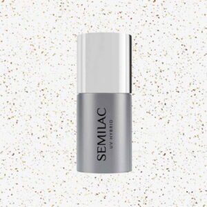 Semilac - gel lak Top coat T13 bezvýpotkový Copper and Gold Flakes 7ml