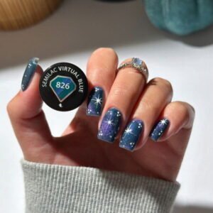 Semilac gelový lak Virtual Blue 826 7ml