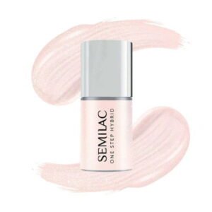 Semilac One Step gel lak S257 Naked Glitter Rose 5ml