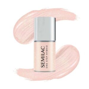 Semilac One Step gel lak S258 Naked Glitter Peach 5ml