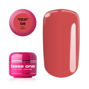 Silcare Base One Barevný UV gel 08 red rose 5 g
