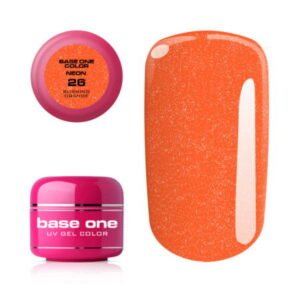 Silcare Base one neonový gel 26 Burning Orange 5g