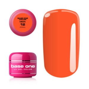 Silcare  Base one neonový uv gél 12  Coral 5g