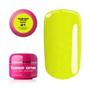 Silcare Base one neonový uv gel 21 Sparkling Lemon 5g