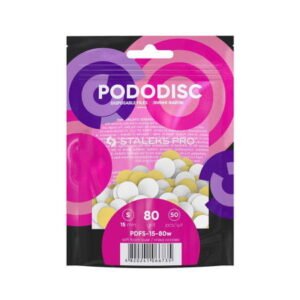 Staleks náhradní brusné kotouče 50ks velikost S zrnitost 80