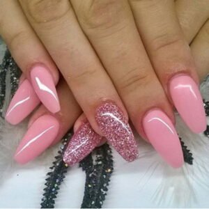 Štylizácia nechtov  ružová - Las Vegas 01