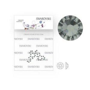 Swarovski kryštáliky SS5 Black Diamond - 50 kusov