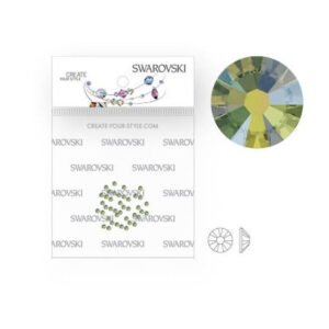 Swarovski kryštáliky SS5 Iridescent Green - 50 kus