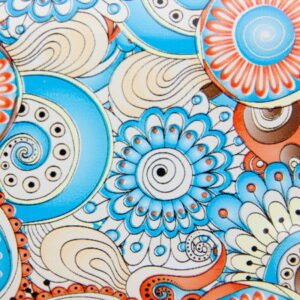 Transfér fólia retro-paisley 07 100cm