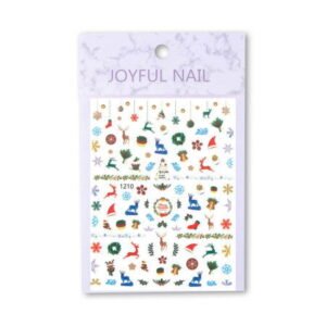 Vánoční nálepky na nehty 1210