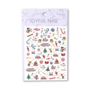 Vánoční nálepky na nehty 1217
