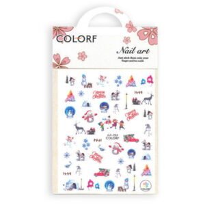 Vánoční nálepky na nehty CA-723