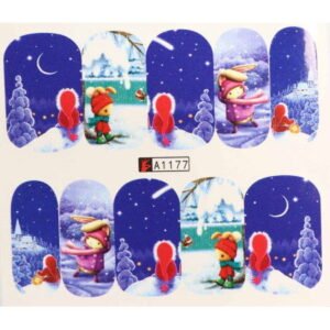 Vianočná vodolepka X-mas A1177