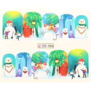 Vianočná vodolepka X-mas BN986