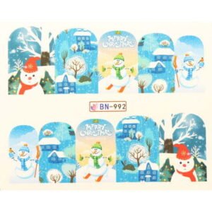 Vianočná vodolepka X-mas BN992