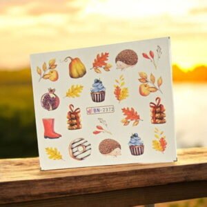 Vodní nálepky na nehty podzim BN-2372