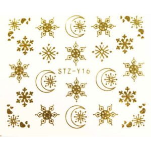 Vodonálepka na nechty STZ-Y16 zlatá