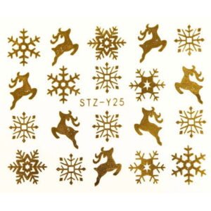 Vodonálepka na nechty STZ-Y25 zlatá