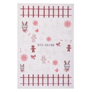 Vodonálepka na nehty vánoční STZ-CS188