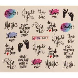 Vodonálepky LOVE BN-1493