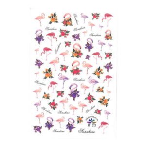 Vodonálepky na nechty  jednorožec R123