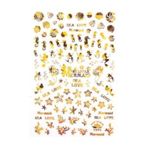 Vodonálepky na nechty leto Sea Love R090