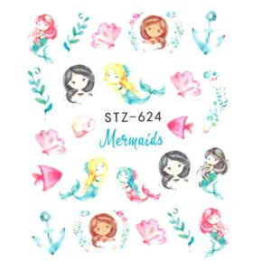 Vodonálepky na nechty STZ-624