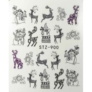 Vodonálepky na nechty STZ-900