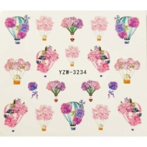 Vodonálepky na nechty YZW-3234