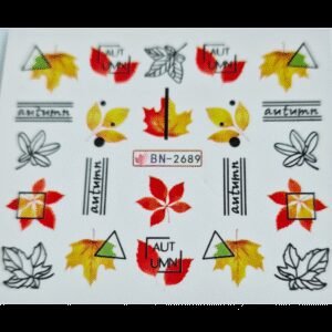 Vodonálepky na nehty podzim BN-2689