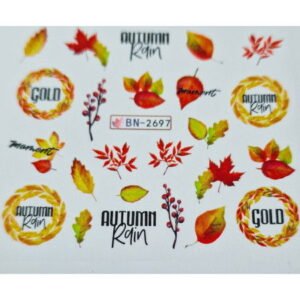 Vodonálepky na nehty podzim BN-2697